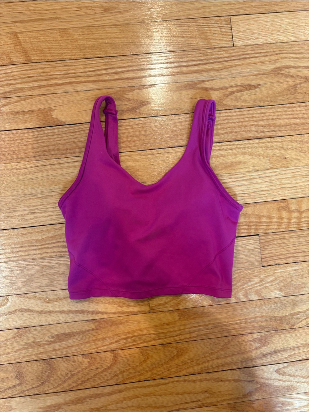 Women’s pink athletic bra top